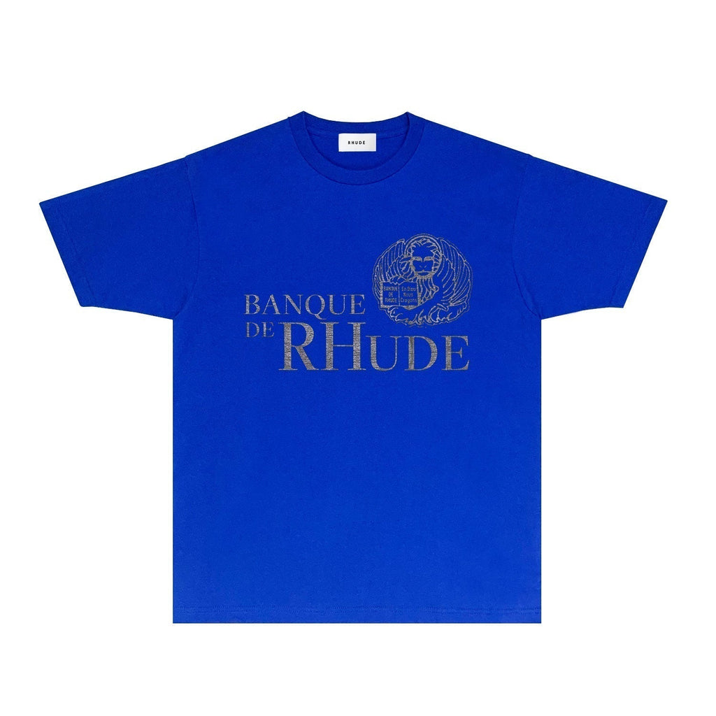 Rhude T-shirts Printed Trendy Pure Cotton