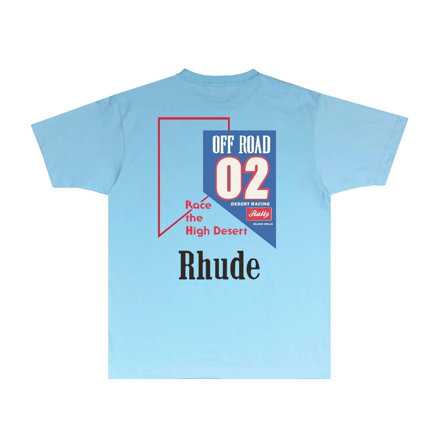 Rhude T-shirts Printed Trendy Pure Cotton