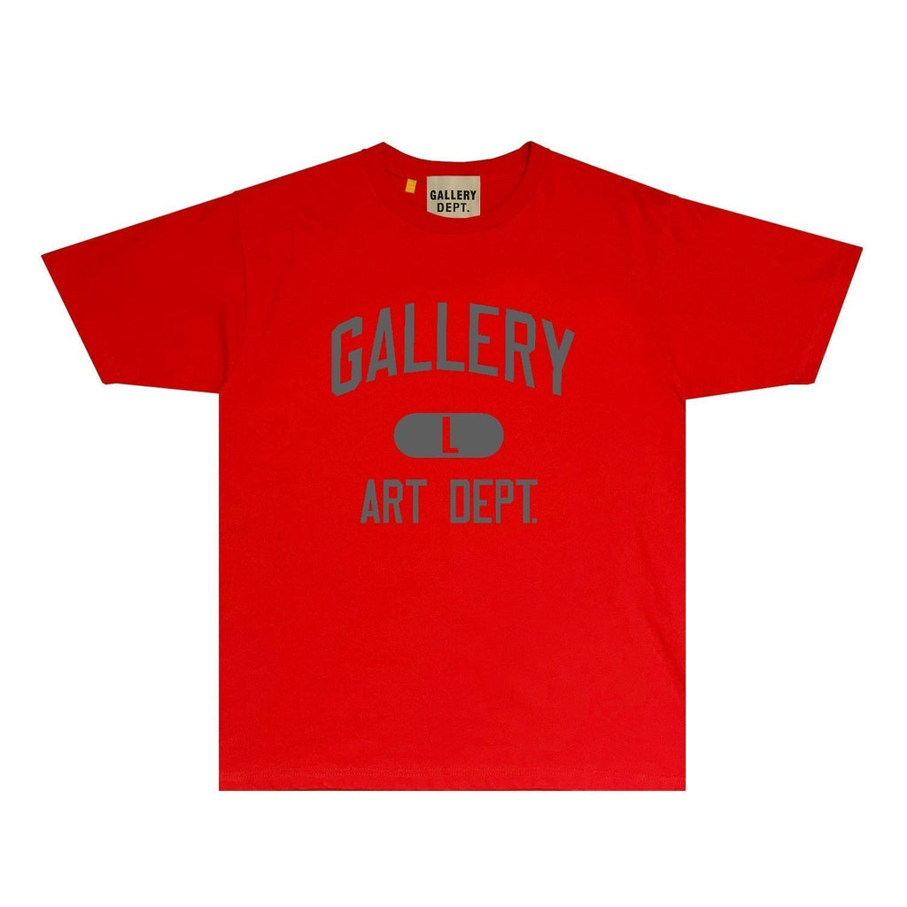 Gallery Dept T Shirt Retro Printed Loose Short-Sleeved Shirt (part2)