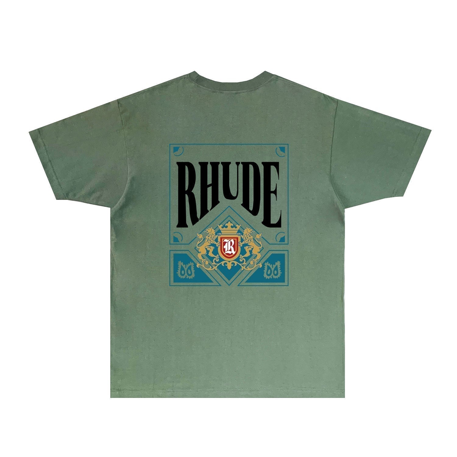 Rhude T-shirts Printed Trendy Pure Cotton