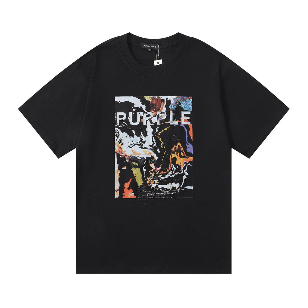 PURPLE  fashion T-shirt