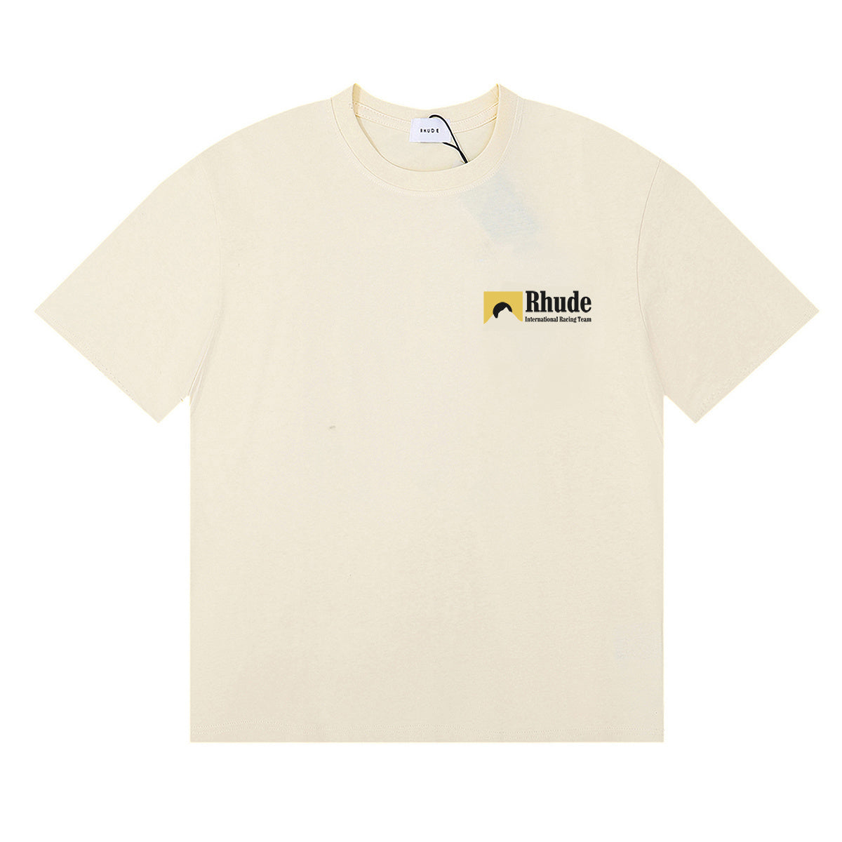 Rhude T-shirts International Racing Team Simple Cotton Short Sleeve Men and Women