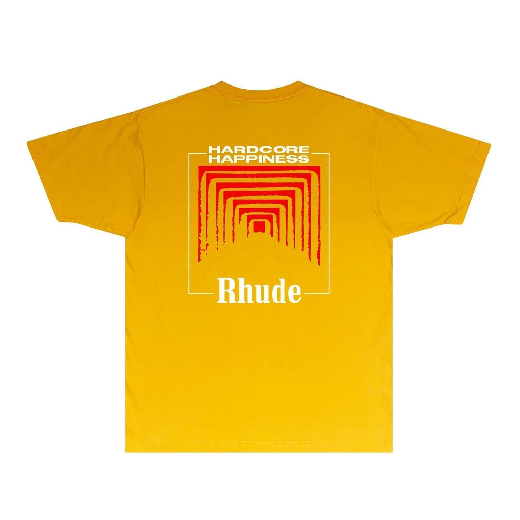 Rhude T-shirts Printed Trendy Pure Cotton