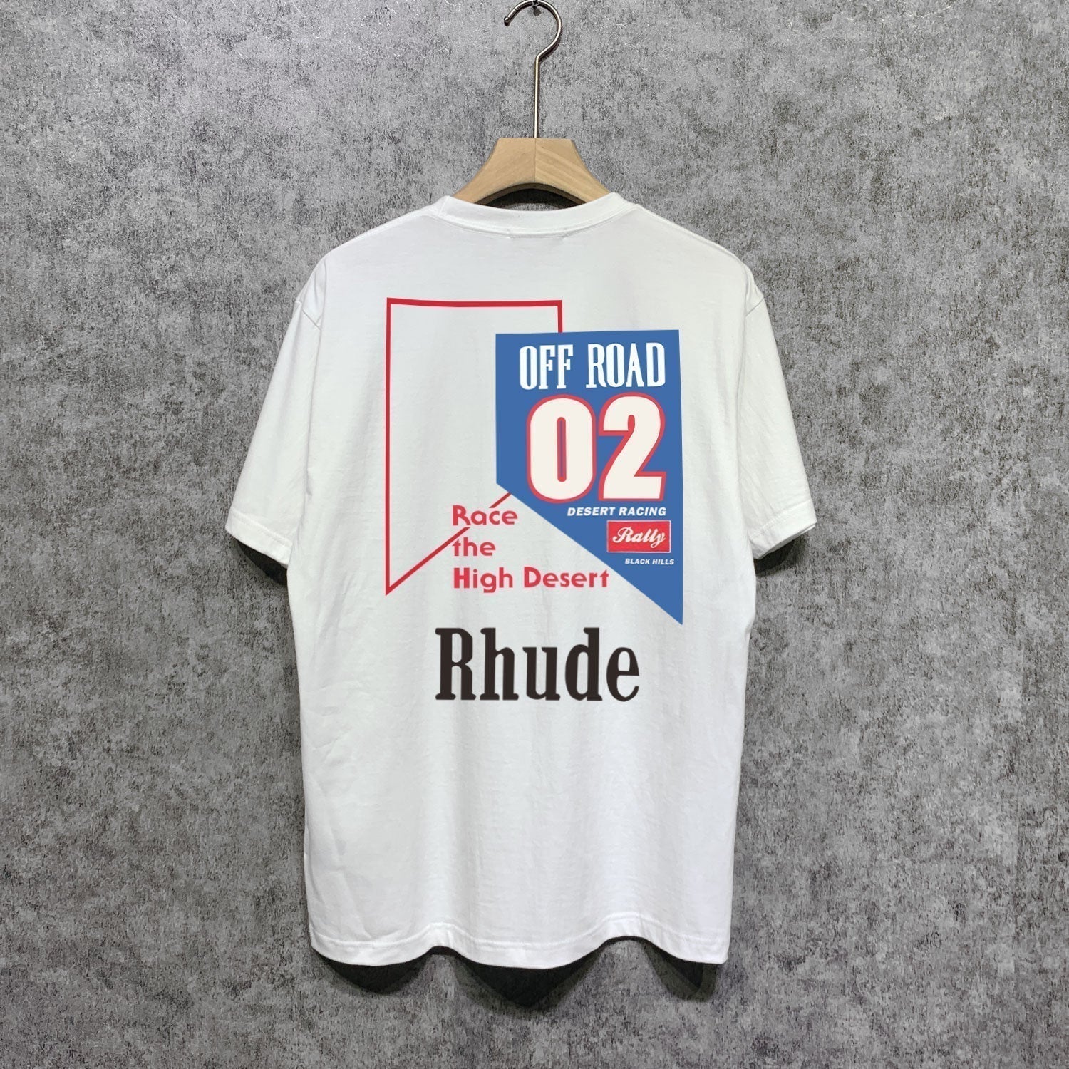 Rhude T-shirts Printed Trendy Pure Cotton