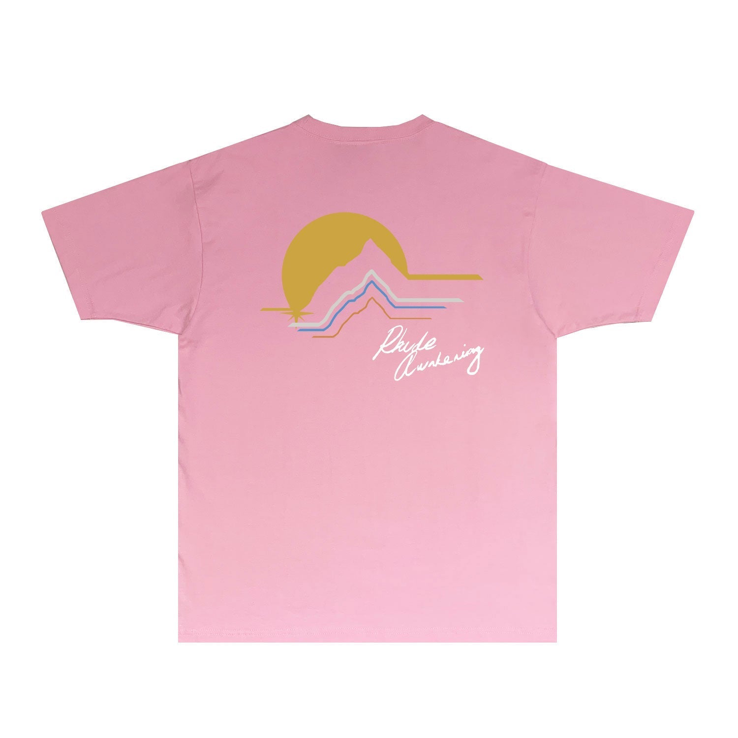 Rhude T-shirts Printed Trendy Pure Cotton