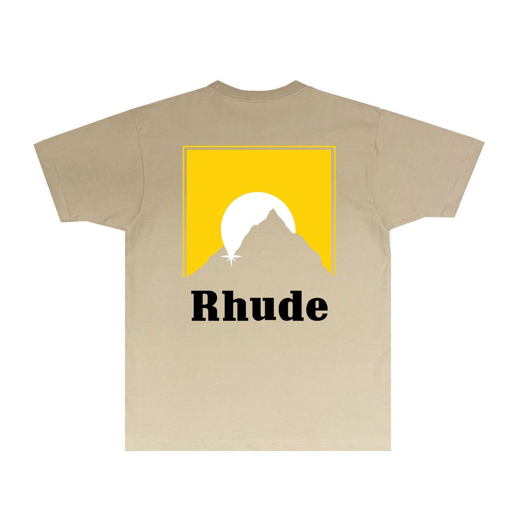 Rhude T-shirts Printed Trendy Pure Cotton