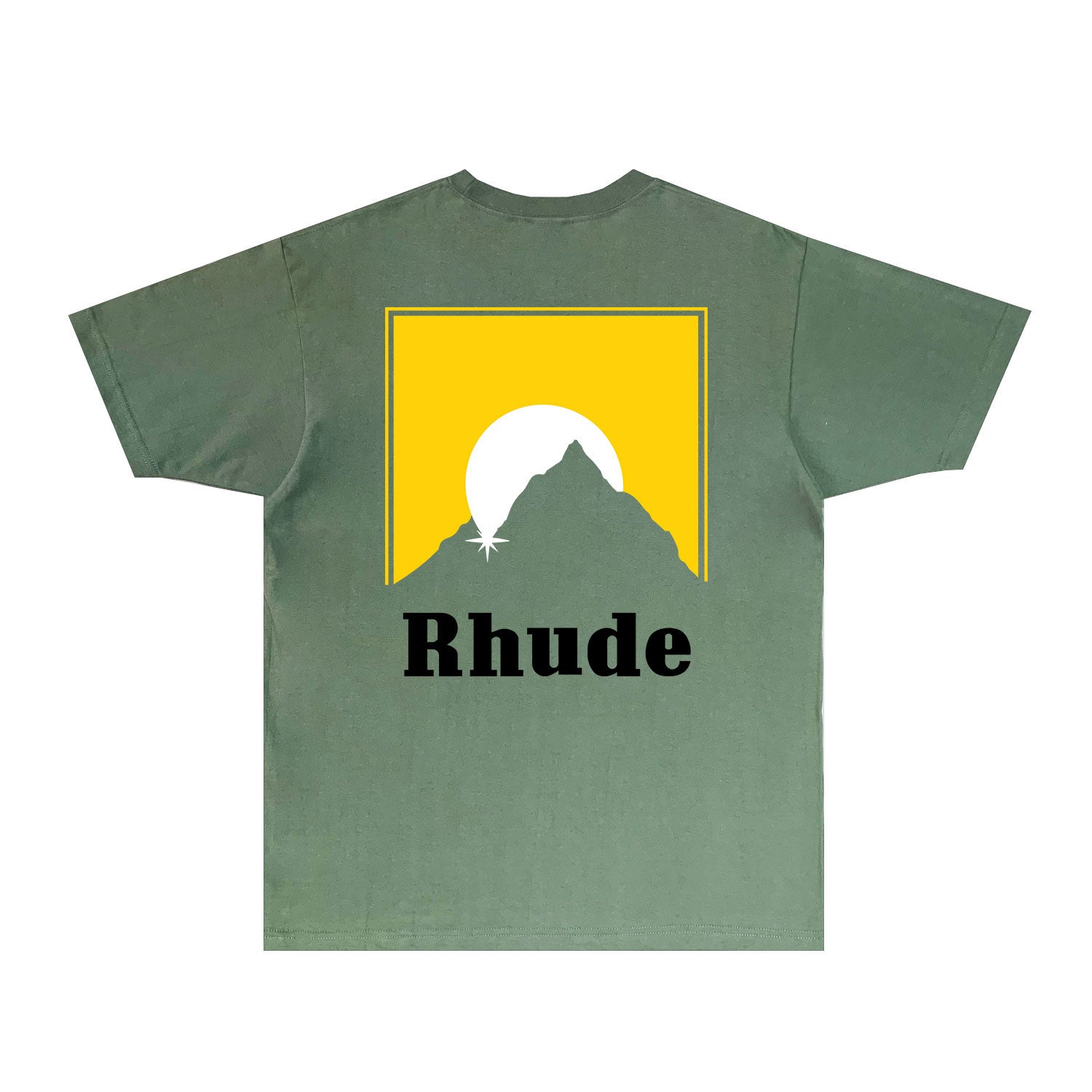 Rhude T-shirts Printed Trendy Pure Cotton