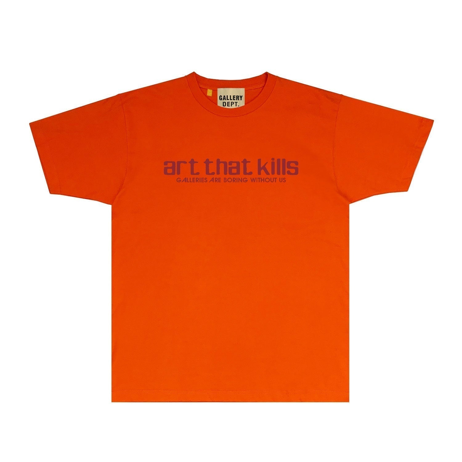 Gallery Dept T Shirt Retro Printed Loose Short-Sleeved Shirt