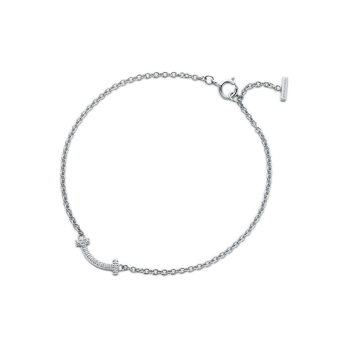 Tiffany Smile Diamond 18K Gold Bracelet
