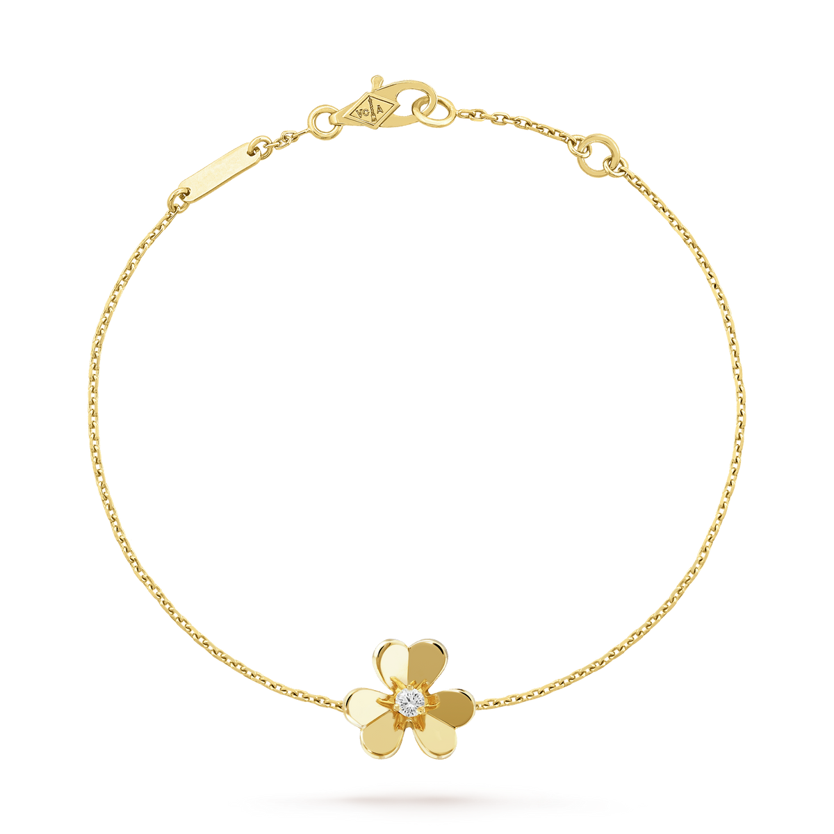 Frivole Medium Clover 18K Gold Bracelet