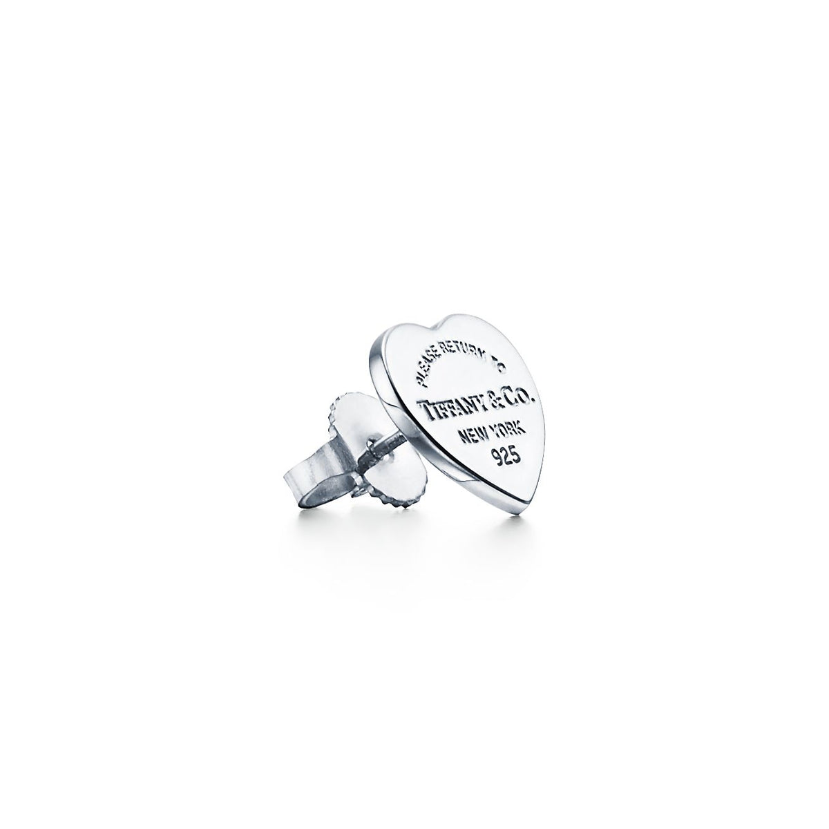 Tiffany Return to Heart Tag Stud 18K Gold Earrings