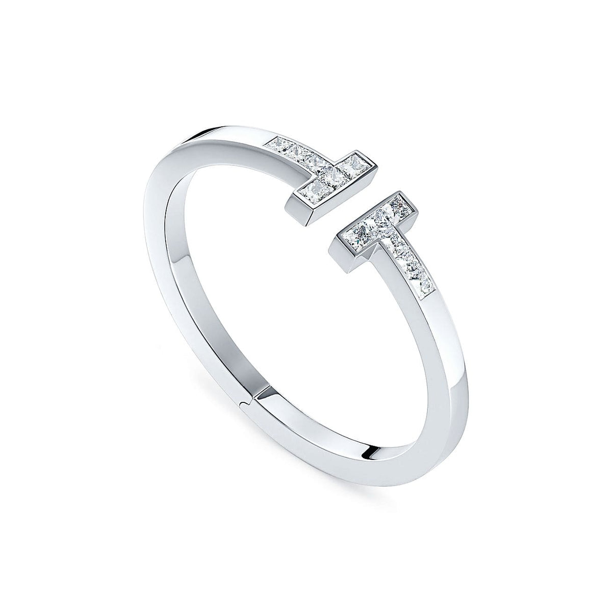 Tiffany Diamond Square 18K Gold Bracelet