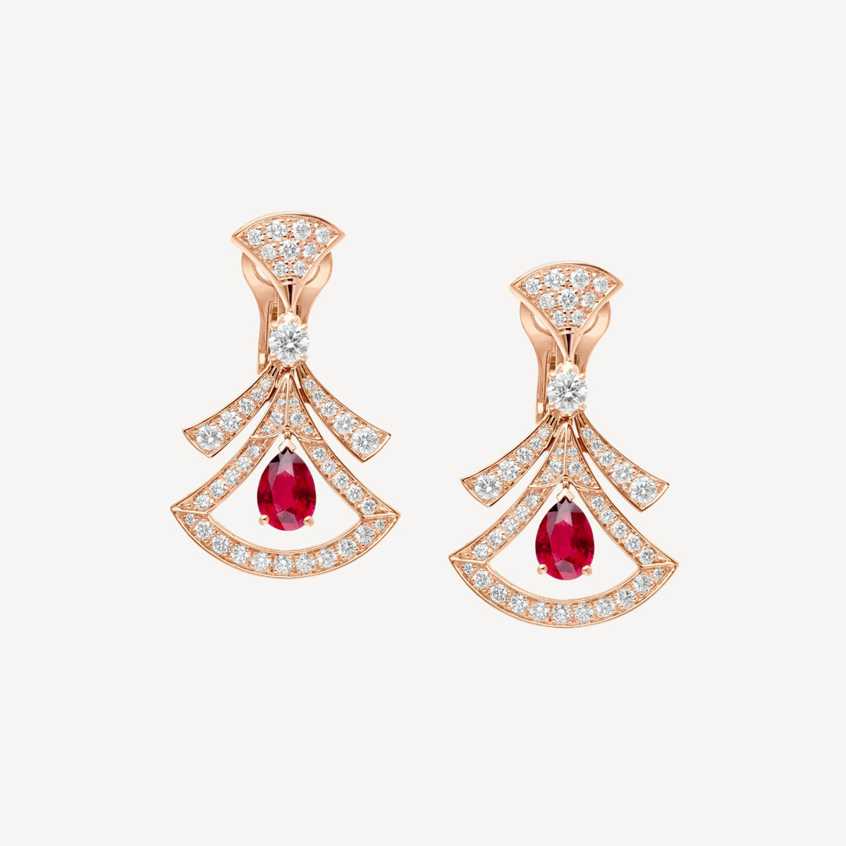 Bvlgari BVLGARI Dream Openwork 18K Gold Earrings