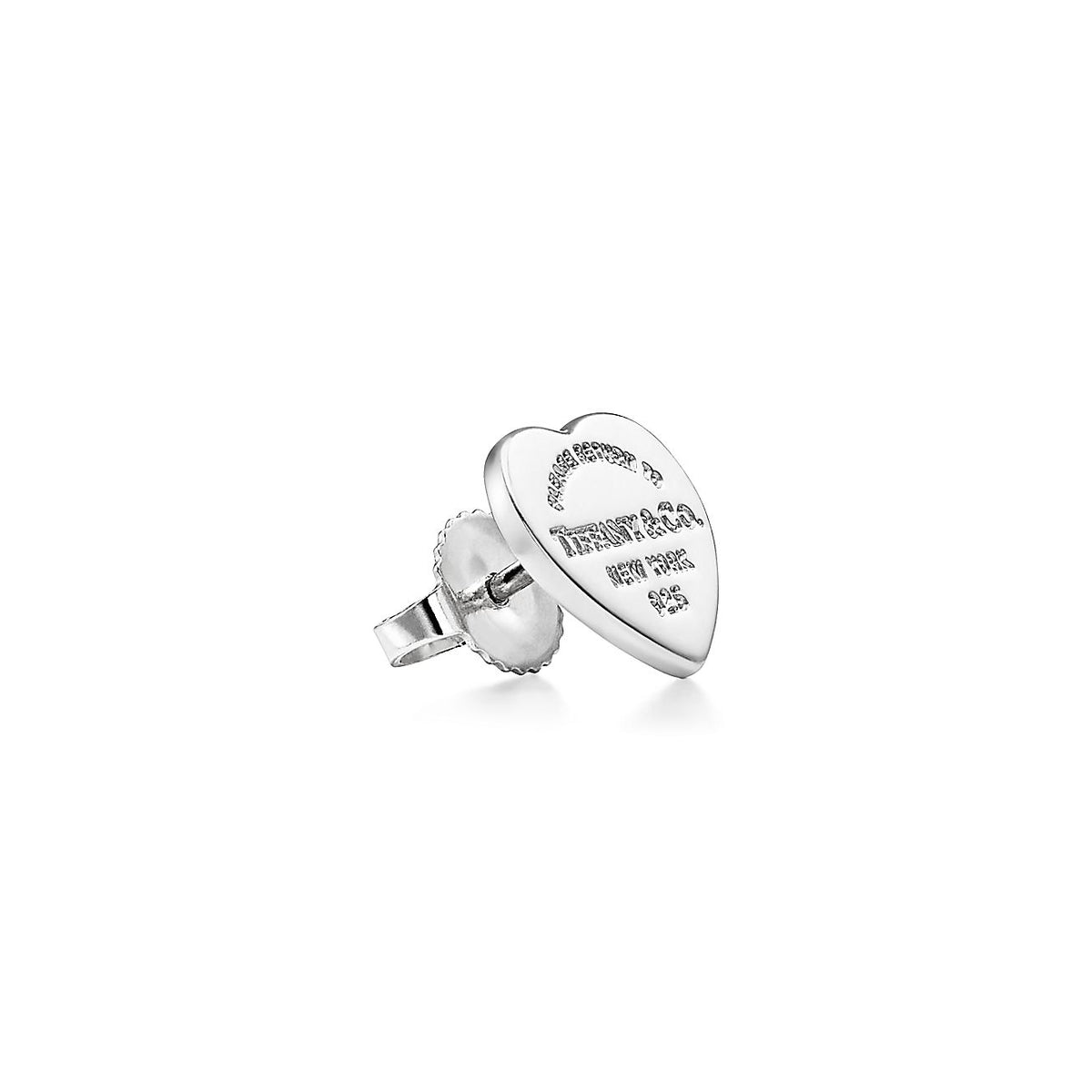 Tiffany Return to Lovestruck Heart Tag & Arrow 18K Gold Earrings