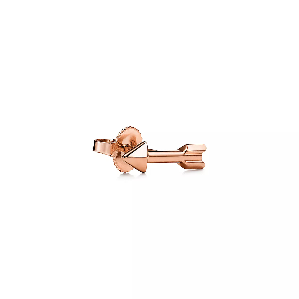 Tiffany Return to Lovestruck Heart Tag & Arrow 18K Gold Earrings