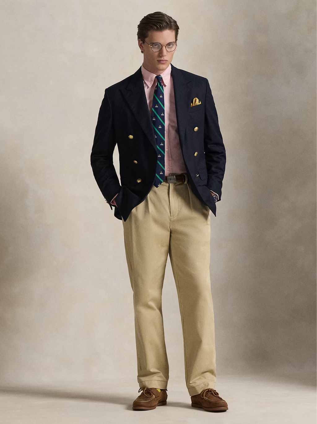 RALPH LAUREN Custom Fit Oxford Shirt Pink