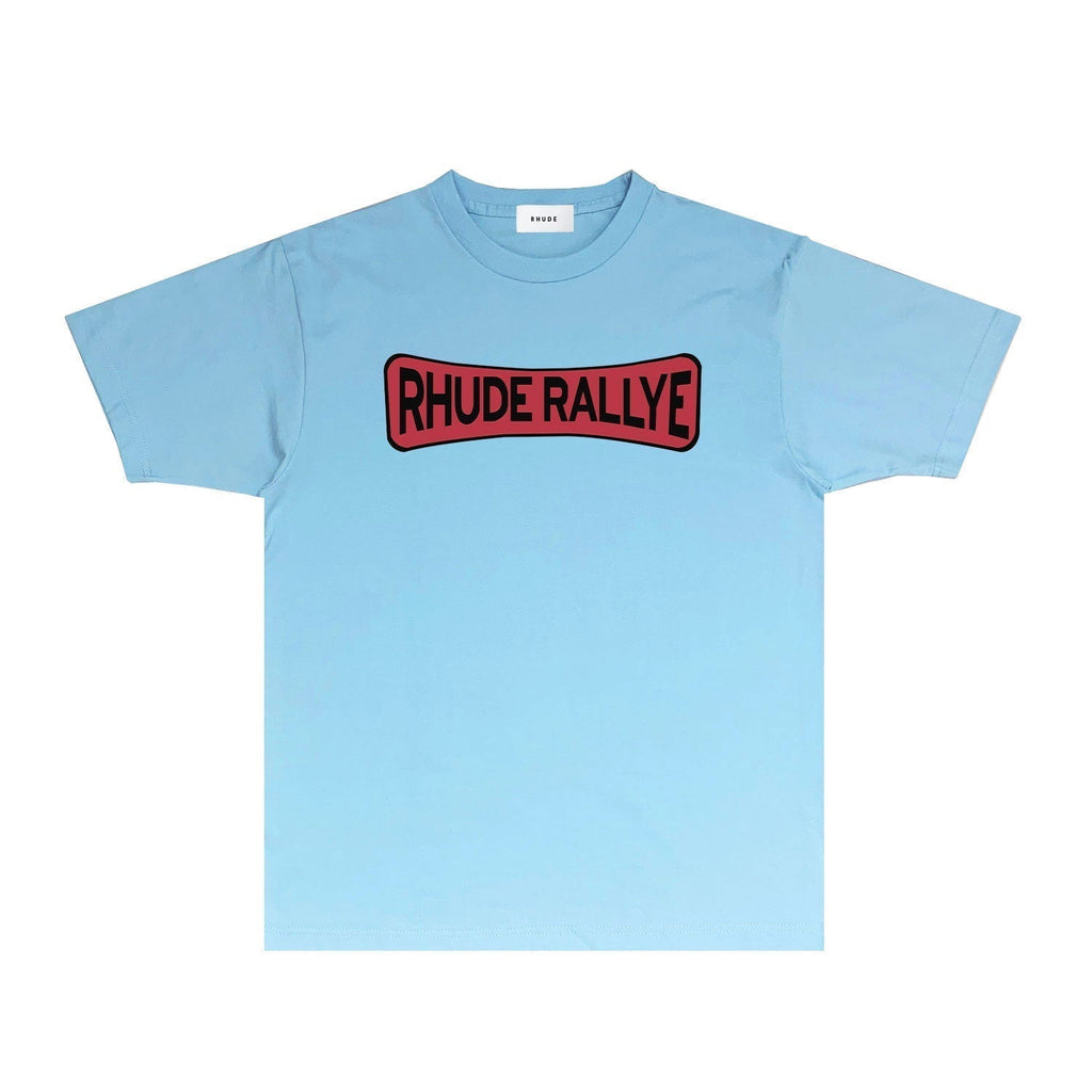 Rhude T-shirts Printed Trendy Pure Cotton