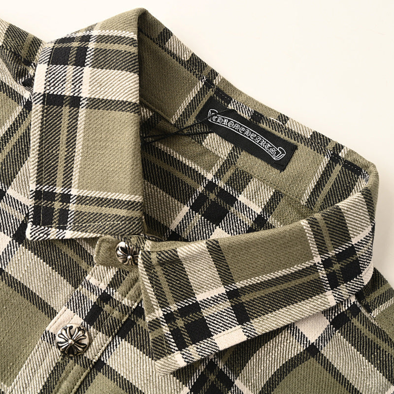 Chrome Hearts Classic Plaid Shirt