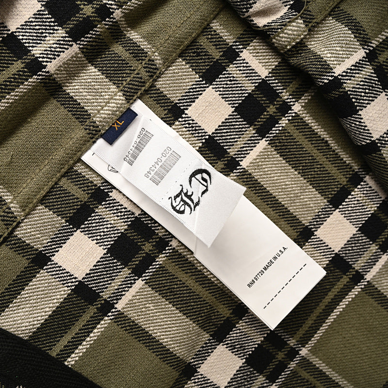 Chrome Hearts Classic Plaid Shirt