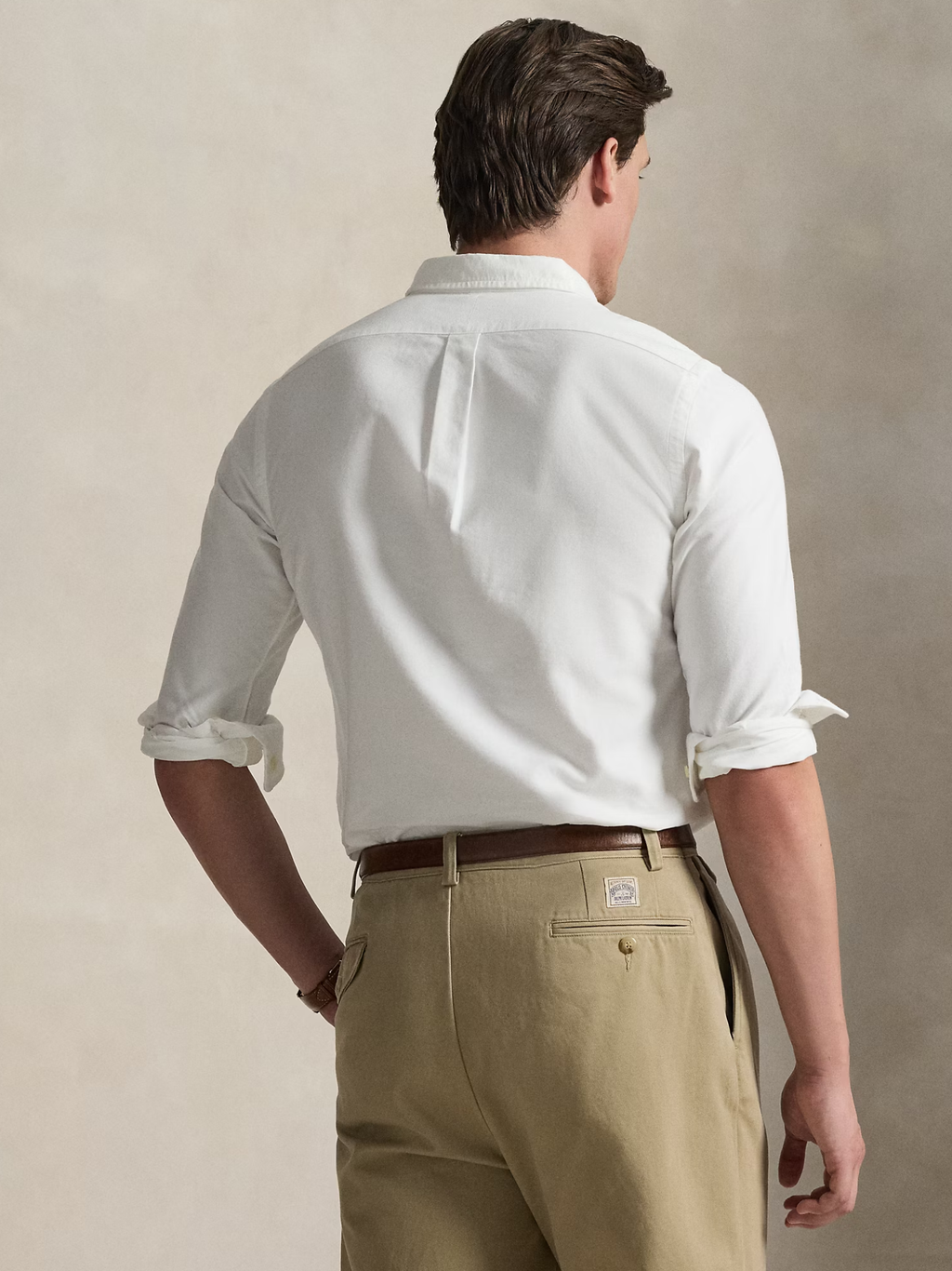 RALPH LAUREN Slim Fit Oxford Shirt White