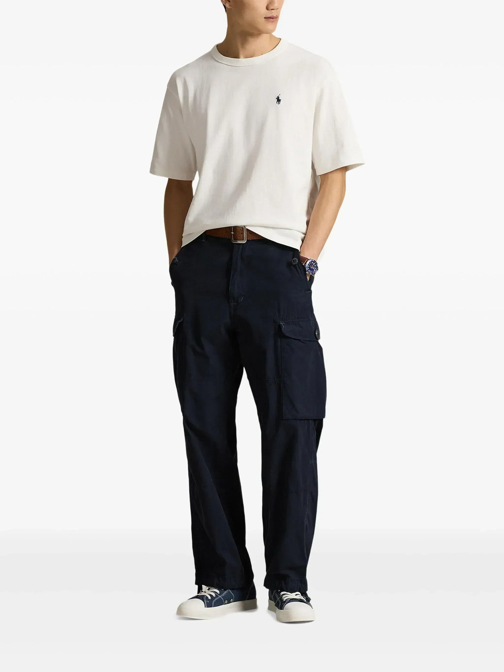 RALPH LAUREN Relaxed Fit Logo Jersey T-Shirt White