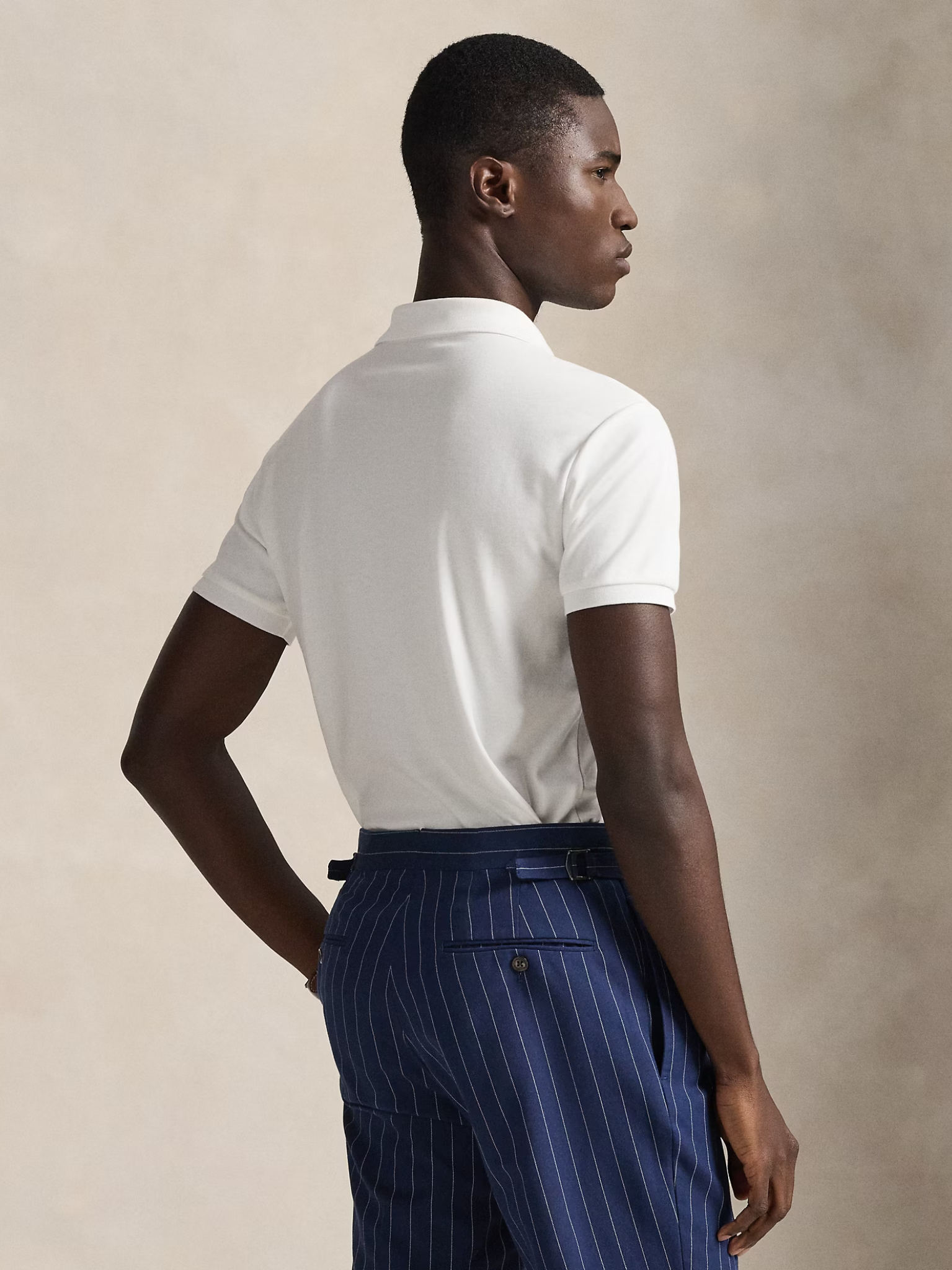 RALPH LAUREN Slim Fit Soft-Touch Polo Shirt White