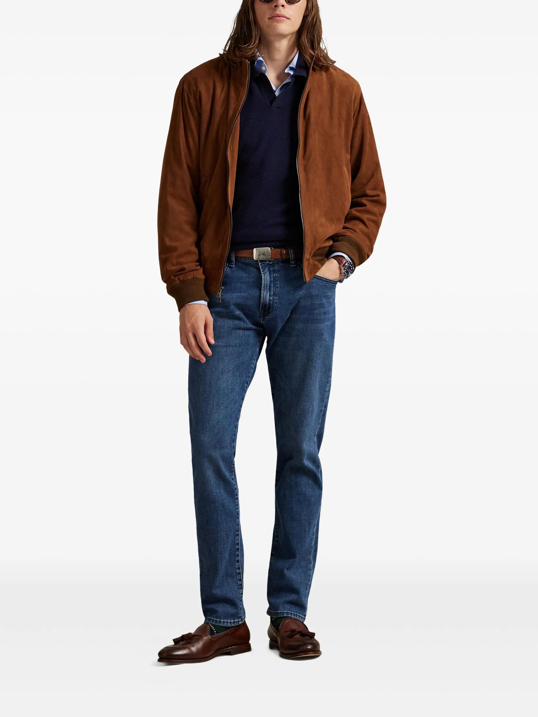 RALPH LAUREN Parkside Active Taper Stretch Jeans Blue