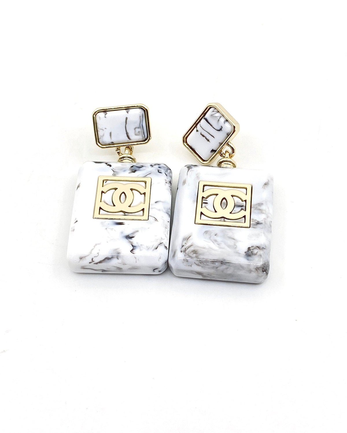 Chanel Eternal No. 5 18K Gold Earrings