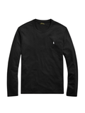 RALPH LAUREN Cotton Jersey Sleep Shirt Black