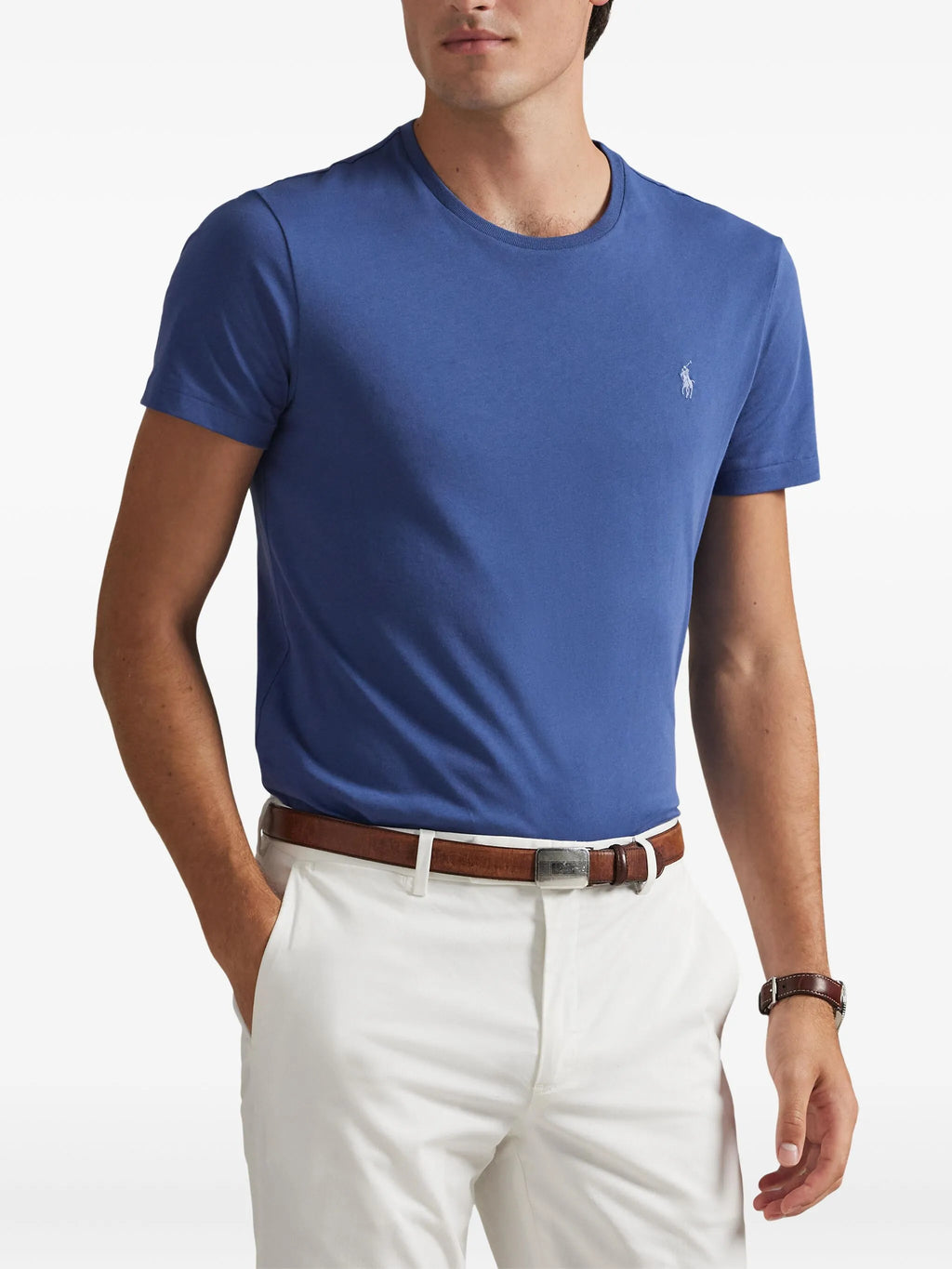RALPH LAUREN Custom Slim Fit T-Shirt Royal Blue