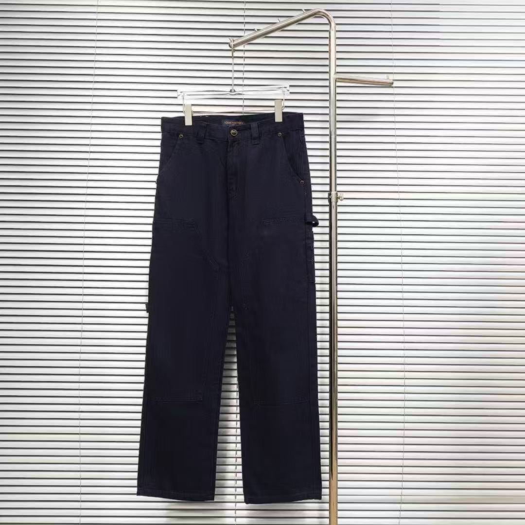 Louis Vuitton Logo-Embroidered Jeans