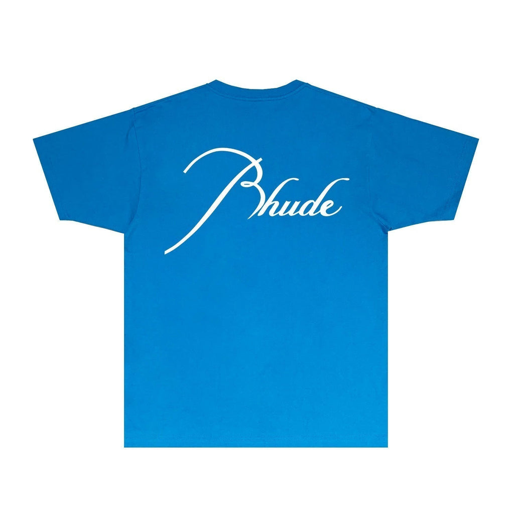 Rhude T-shirts Printed Trendy Pure Cotton
