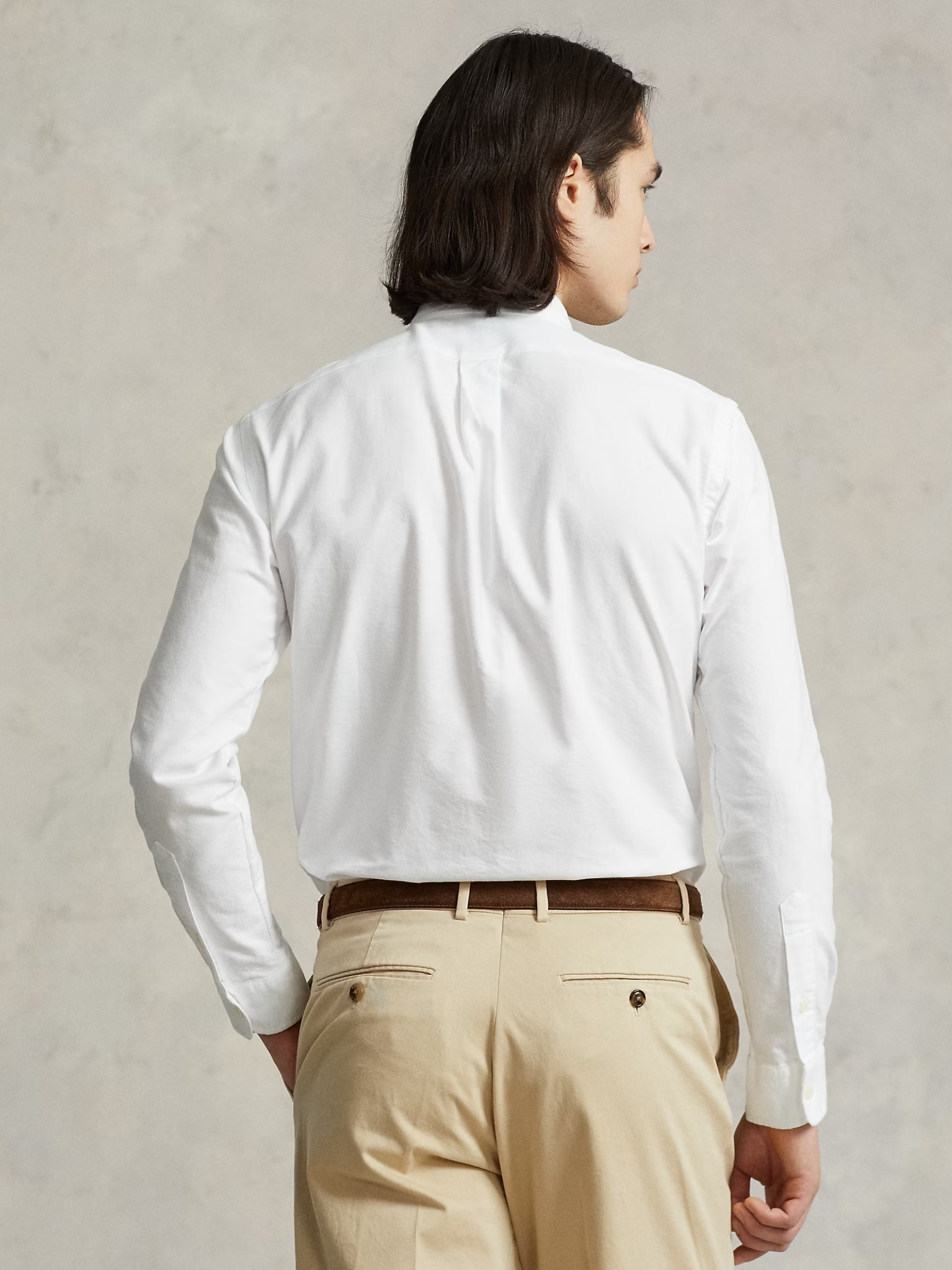 RALPH LAUREN Custom Fit Oxford Shirt White