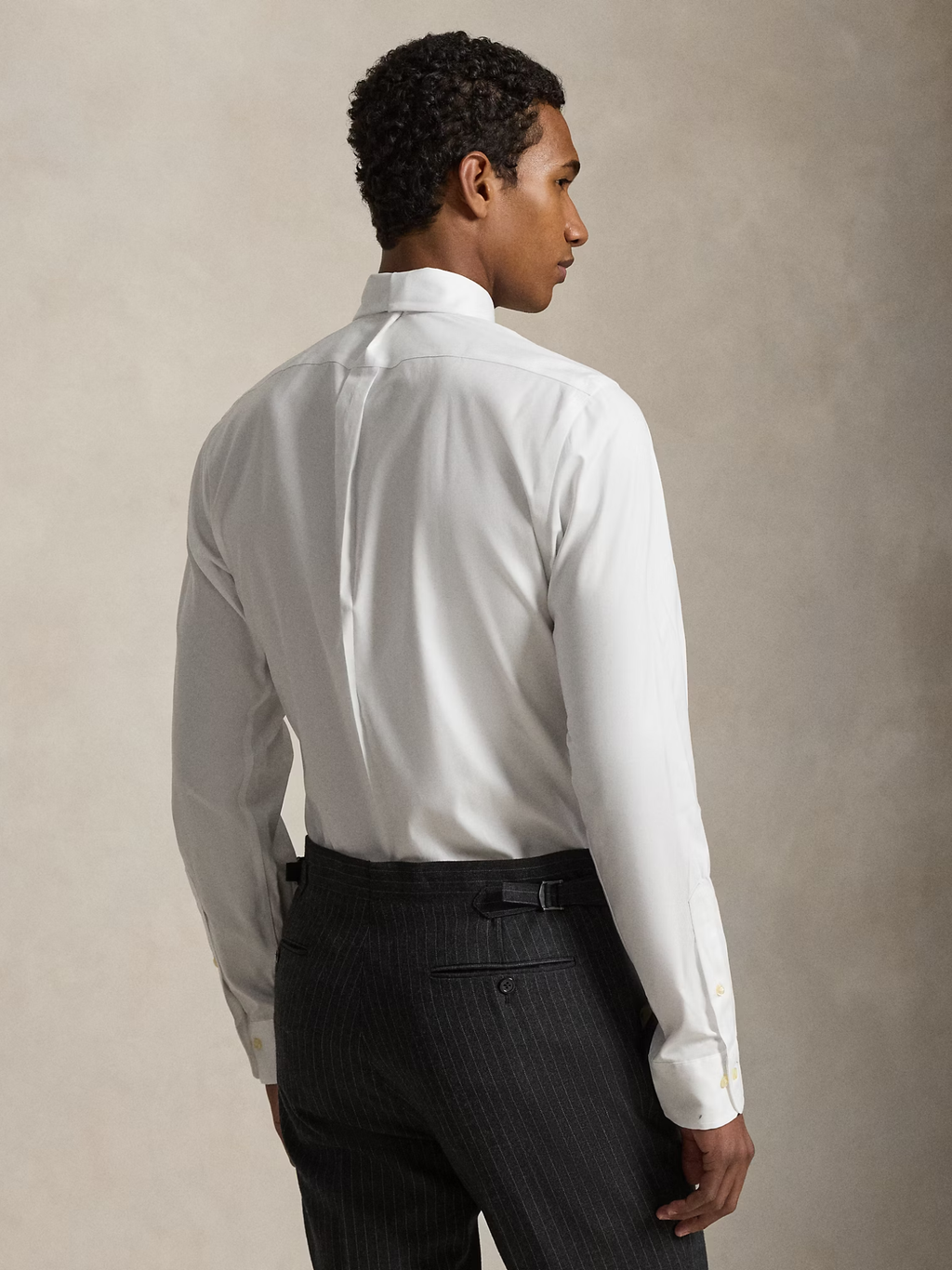 RALPH LAUREN Custom Fit Oxford Shirt White