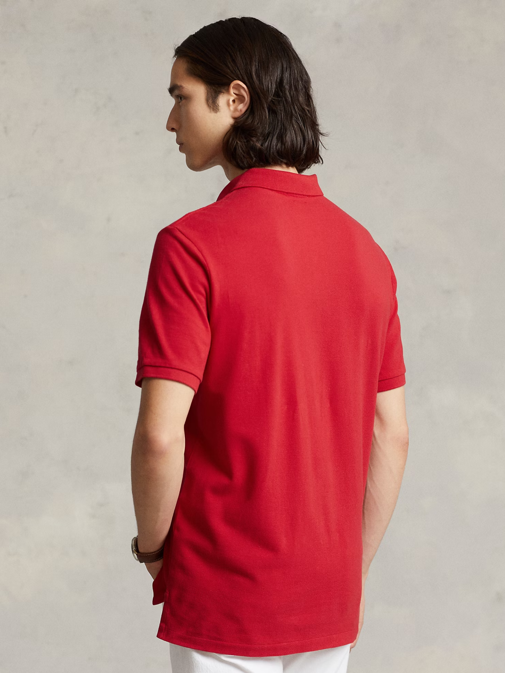 RALPH LAUREN The Iconic Mesh Polo Shirt Red