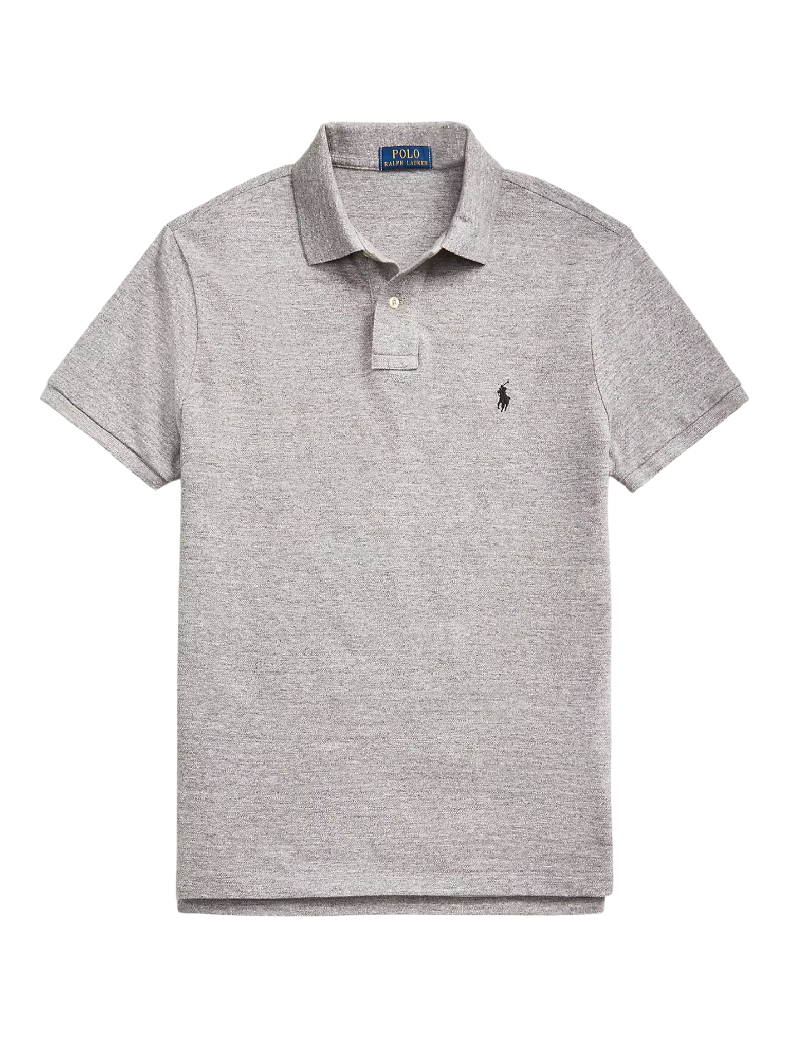 RALPH LAUREN The Iconic Mesh Polo Shirt Canterbury Heather