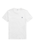 RALPH LAUREN Custom Slim Fit Jersey Crewneck T-Shirt White