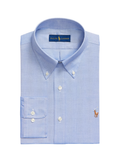 RALPH LAUREN Custom Fit Oxford Shirt True Blue/White
