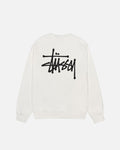 BASIC WHITE Stussy CREW PIGMENT DYED