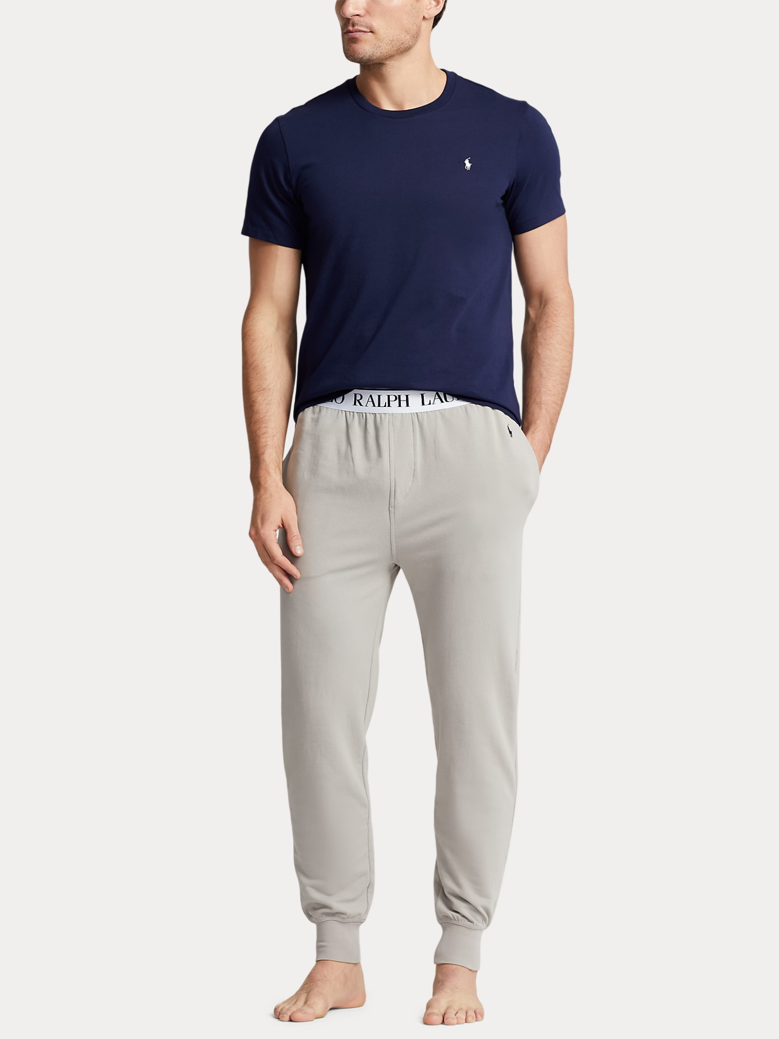 RALPH LAUREN Cotton Jersey Sleep T-shirt Cruise Navy