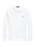 RALPH LAUREN Custom Slim Fit Mesh Polo Shirt White