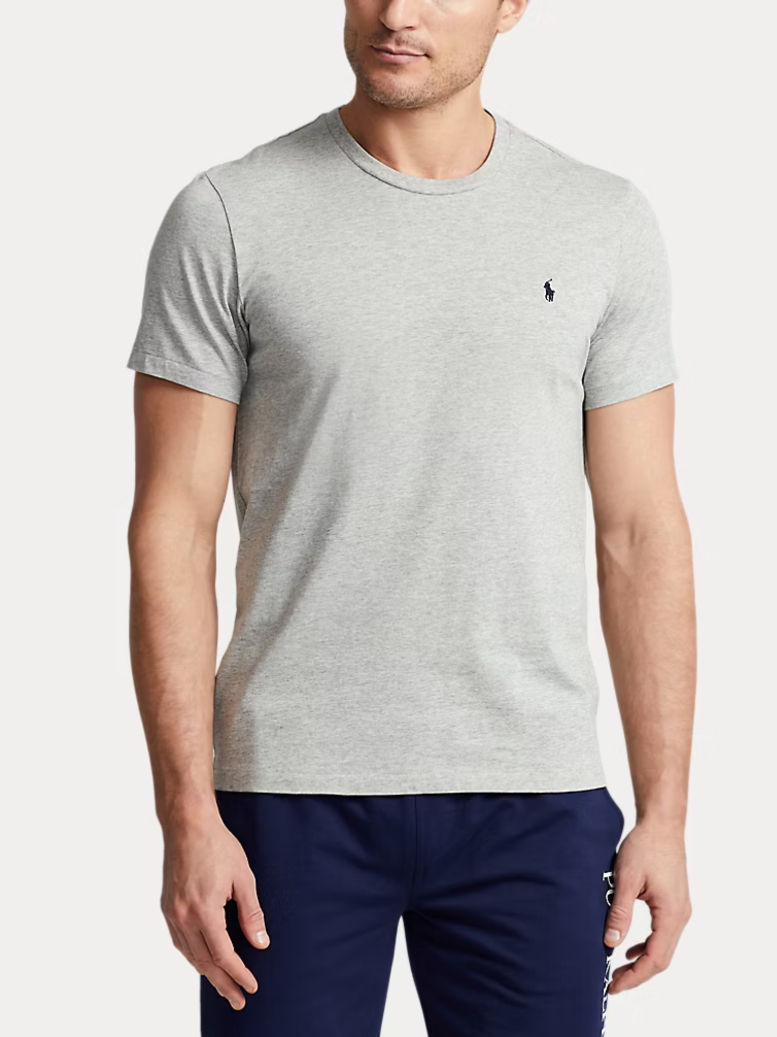 RALPH LAUREN Cotton Jersey Sleep T-shirt Andover Heather