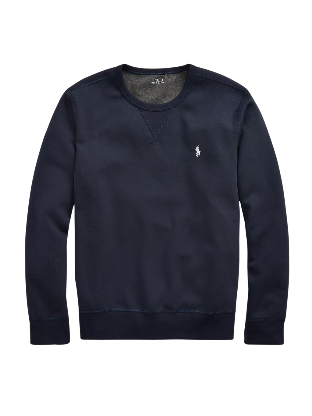 RALPH LAUREN Double-Knit Sweatshirt Aviator Navy