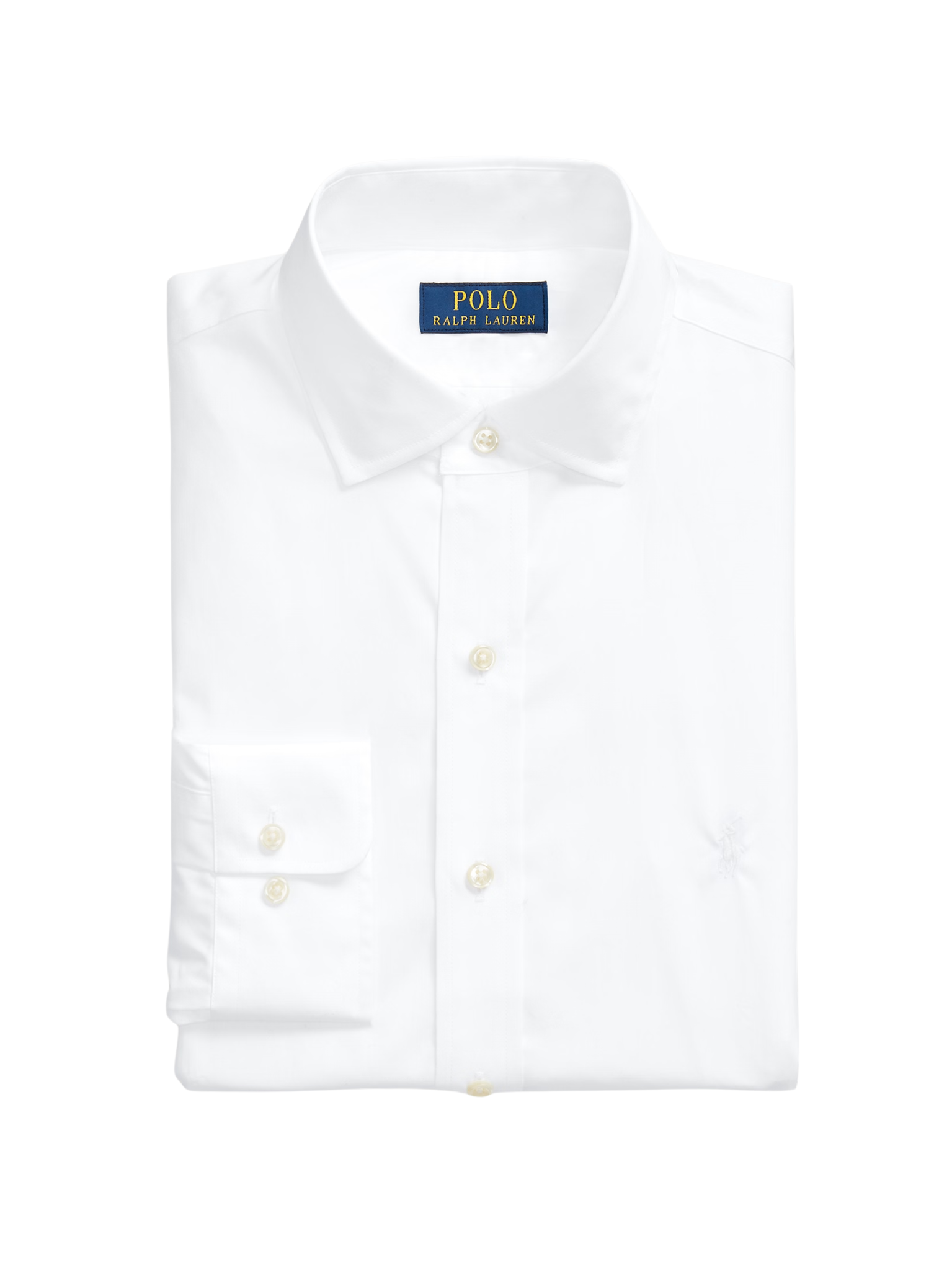 RALPH LAUREN Custom Fit Poplin Shirt White