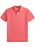 RALPH LAUREN Slim Fit Mesh Polo Shirt Red
