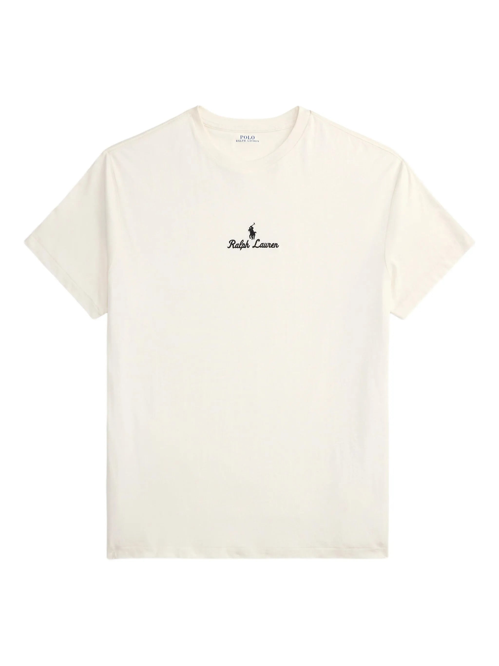 RALPH LAUREN Classic Fit Logo Jersey T-Shirt White
