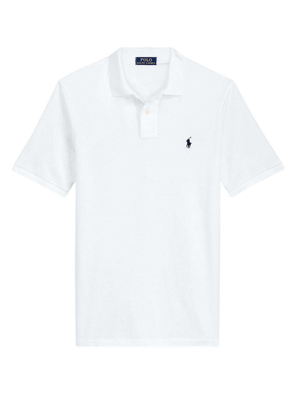 RALPH LAUREN The Iconic Mesh Polo Shirt White