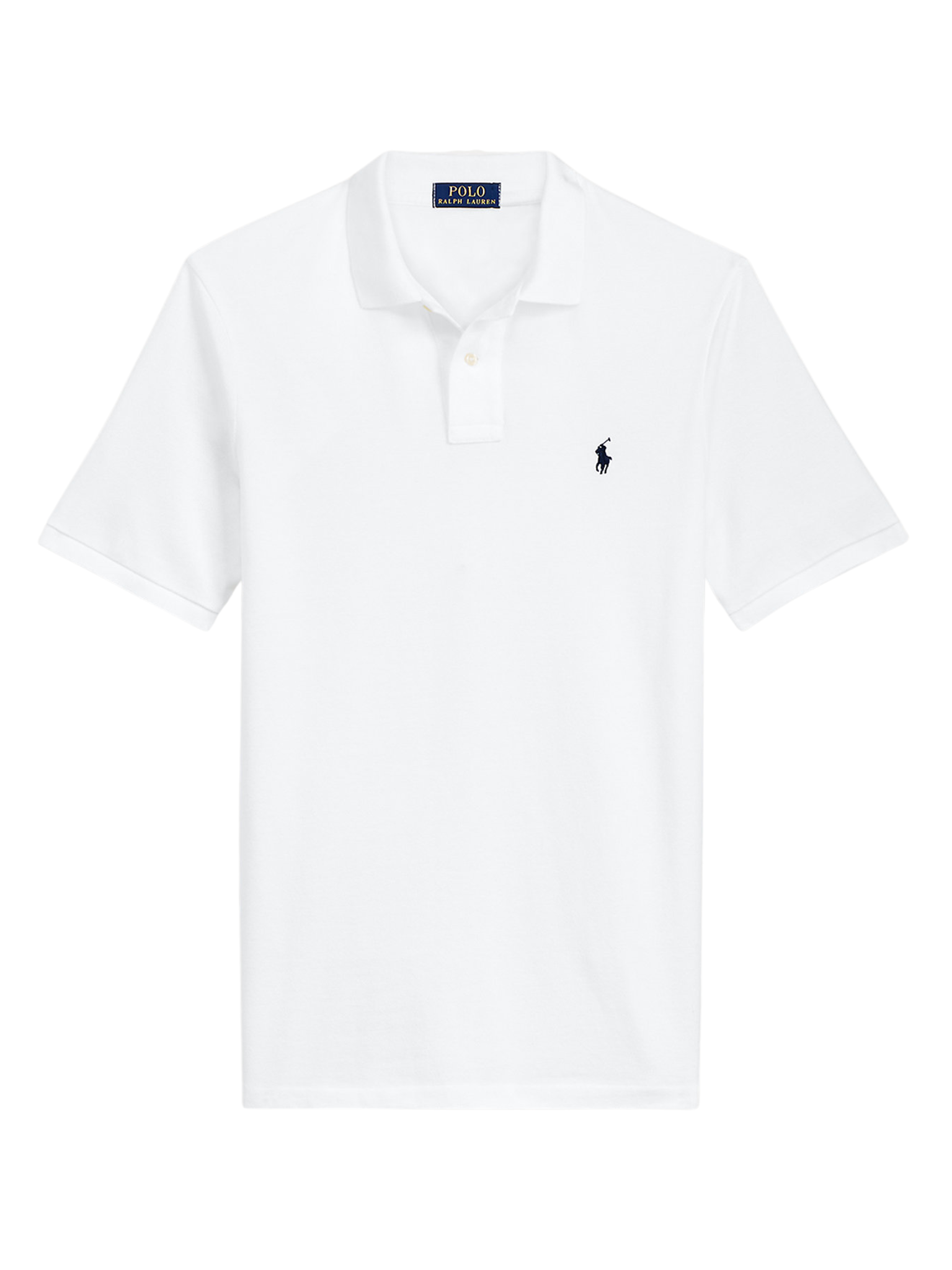RALPH LAUREN The Iconic Mesh Polo Shirt White