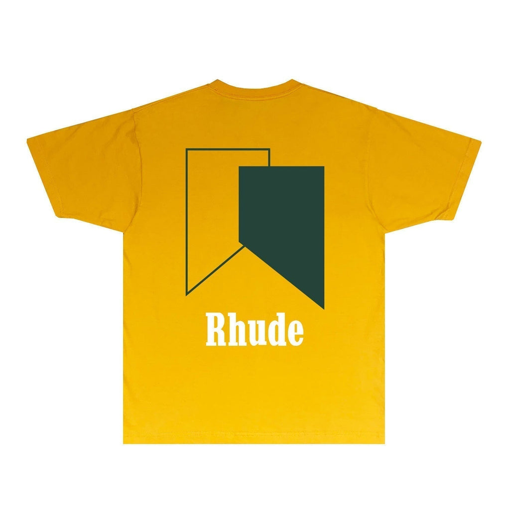 Rhude T-shirts Printed Trendy Pure Cotton