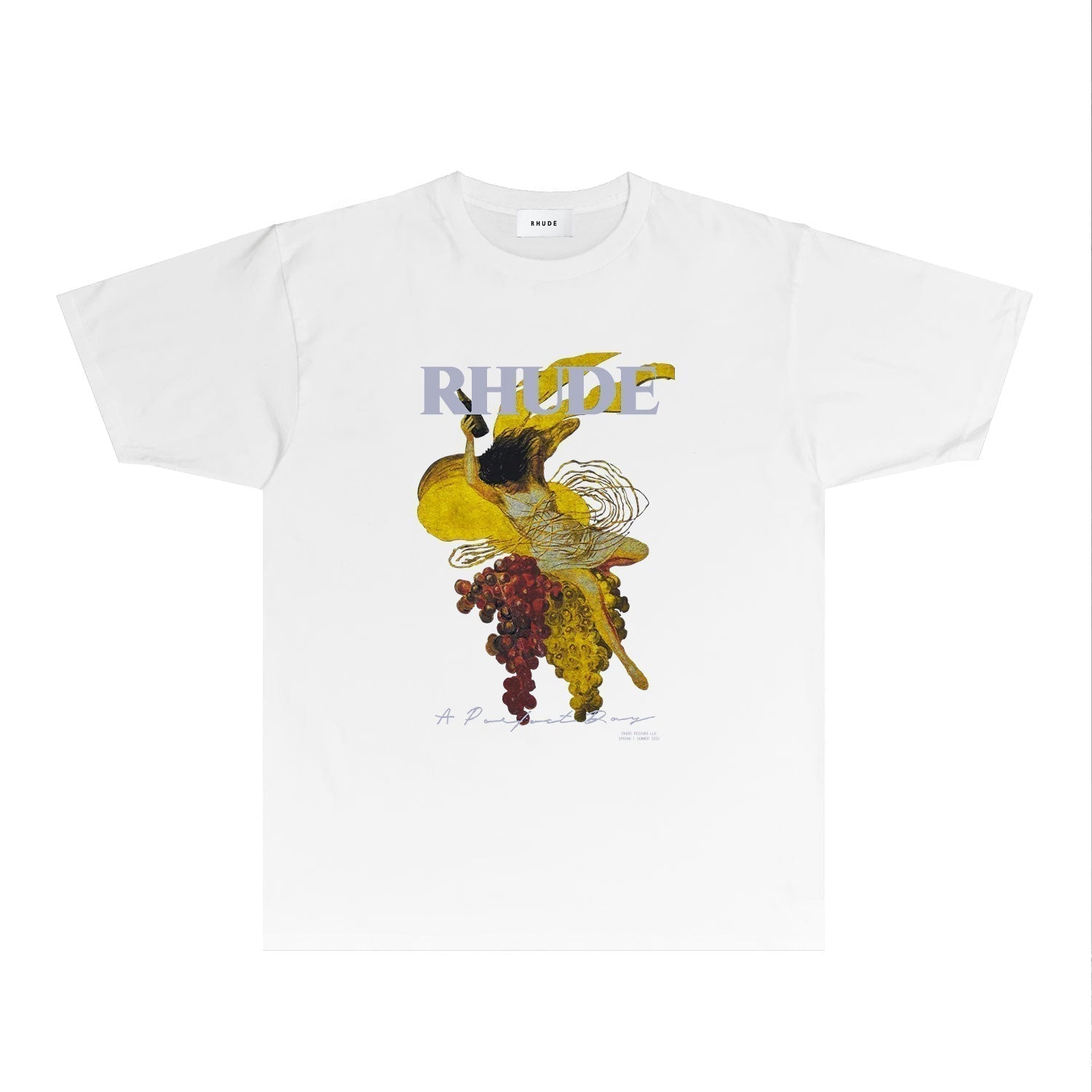 Rhude T-shirts Printed Trendy Pure Cotton